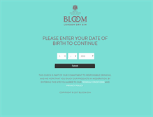 Tablet Screenshot of bloomgin.com